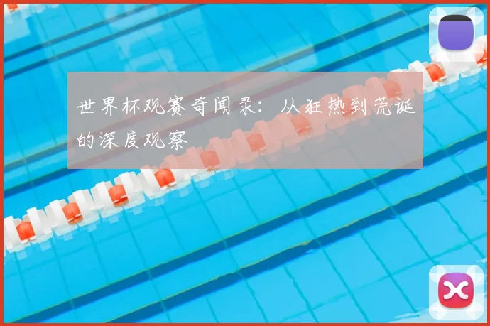 世界杯观赛奇闻录：从狂热到荒诞的深度观察